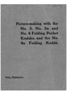 Kodak FPK 3 manual. Camera Instructions.